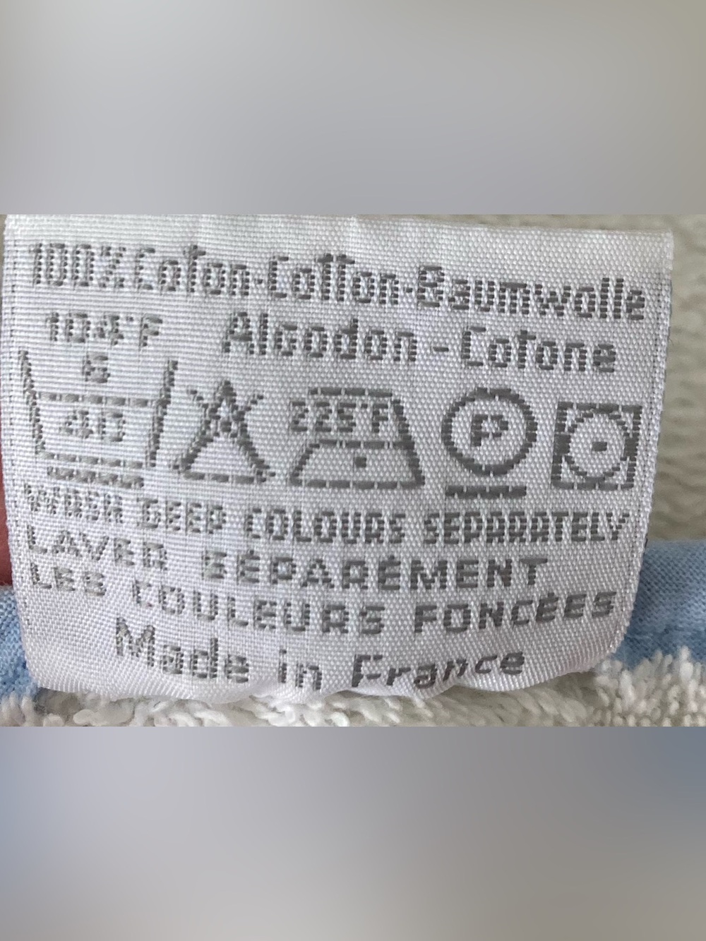 Yves Delorme vintage hand towel - Picture 4 of 6